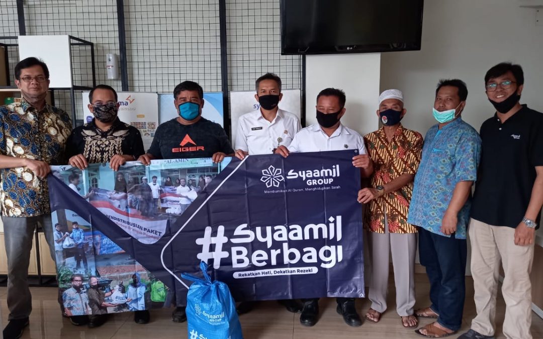 Meski Terhalang Pandemi, Syaamil Group Tetap Bersilaturrahim dengan Syaamil Berbagi